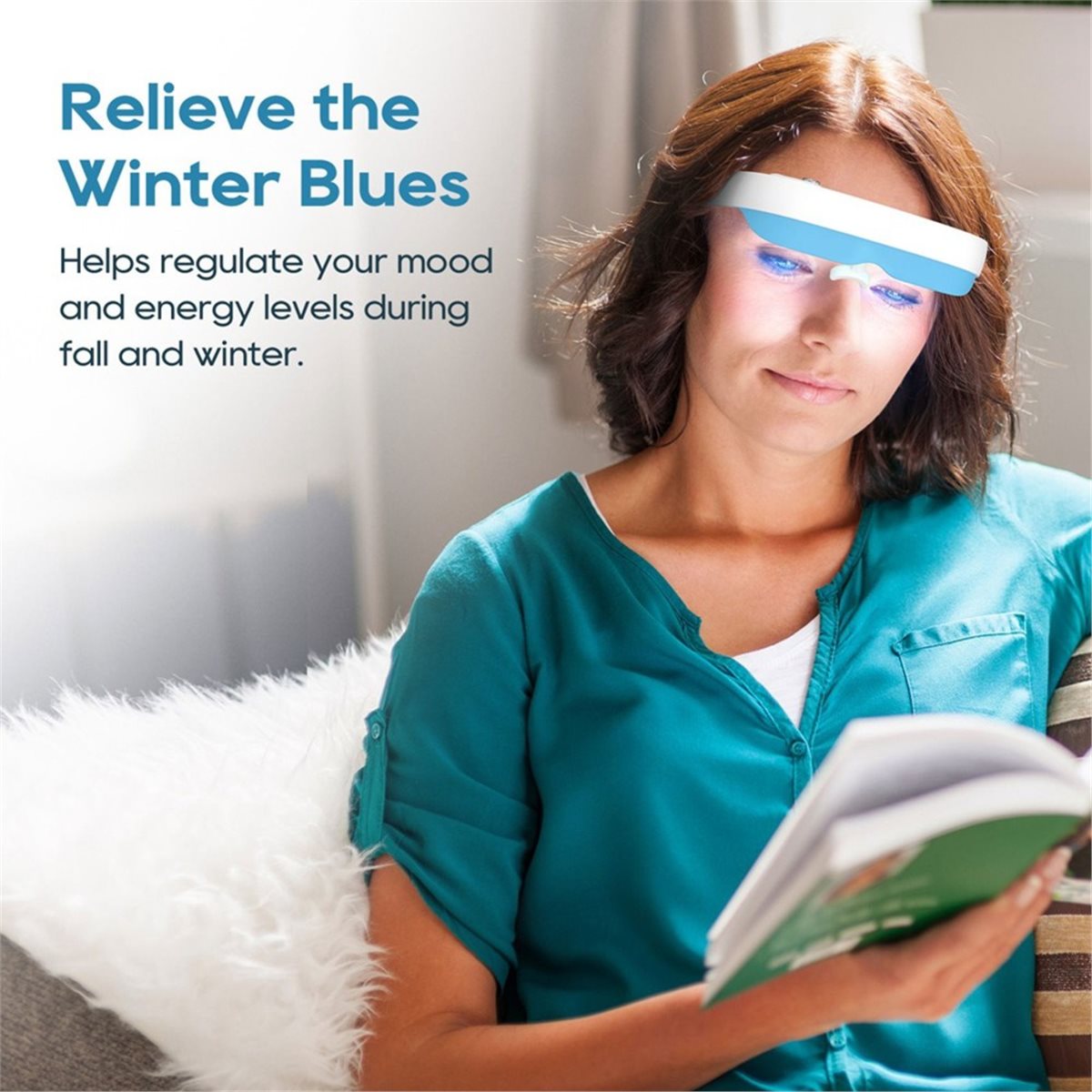 Light Therapy Glasses - Occhiali per Terapia della Luce DT75BG,