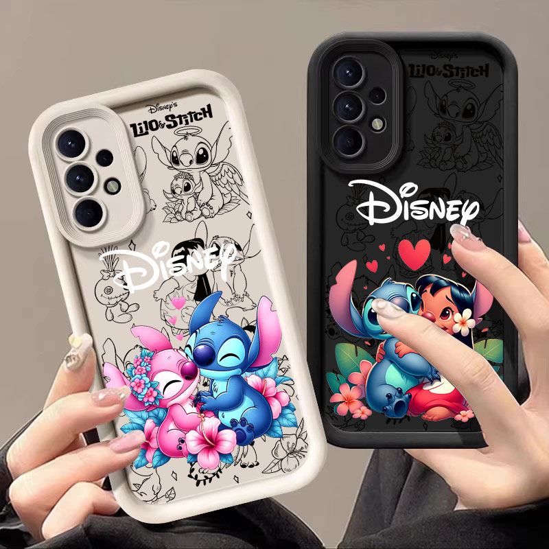 Samsung Galaxy A55 - Custodia in silicone Angel And Stitch