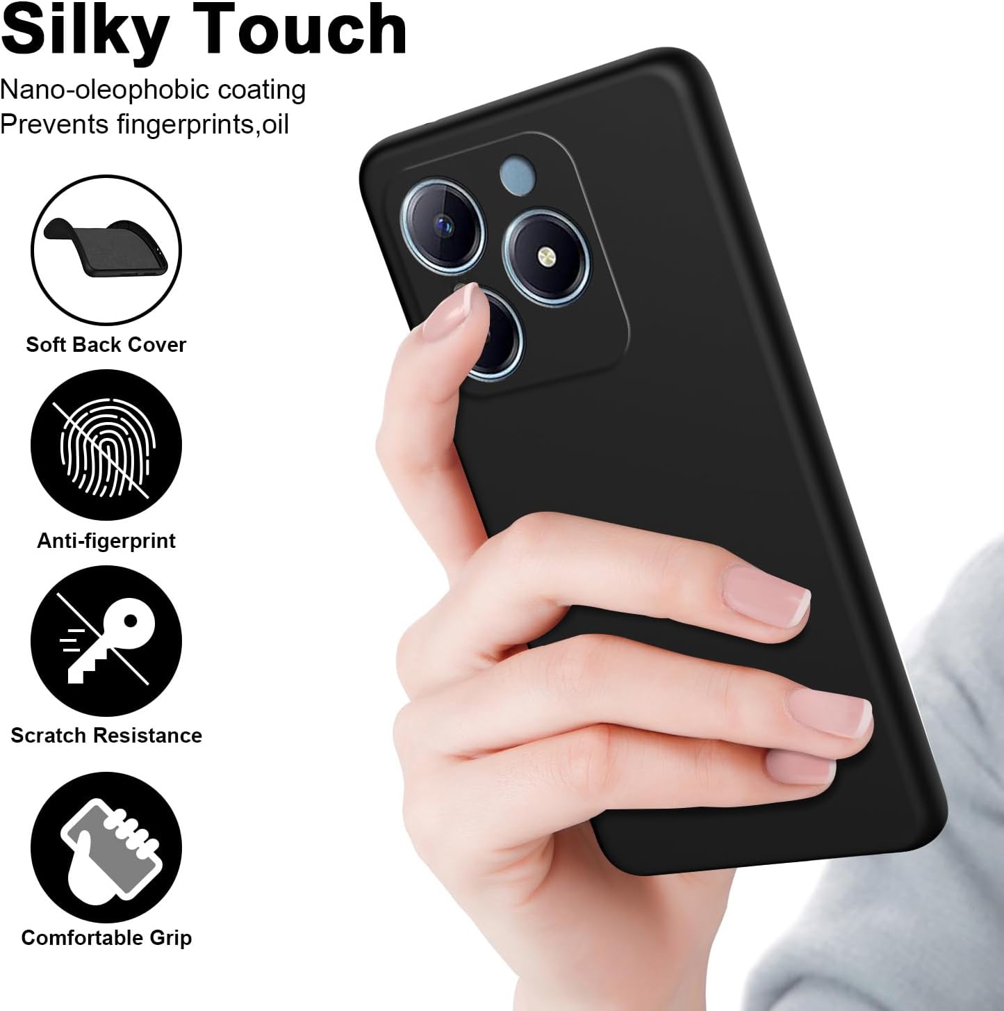 Custodia flessibile in silicon - Realme Note 50 recensione e prezzo