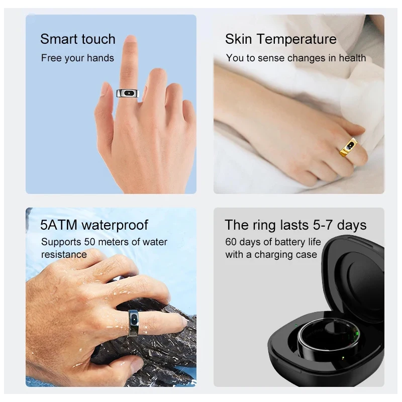 Anello intelligente con custod - Temperature Ring Skin recensione e prezzo
